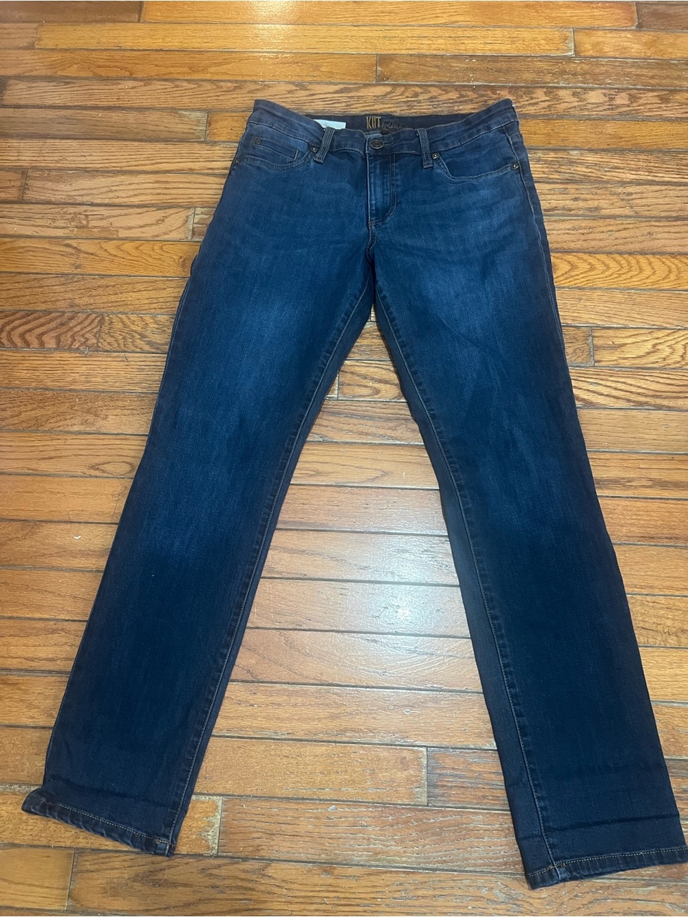 Kut from the Kloth Deep Indigo Straight-Leg Jeans - Picture 5 of 16